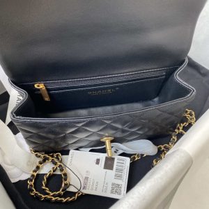 chanel mini flap lambskin bag with top handle as2431 black gold 006 luxibags.ru .jpg
