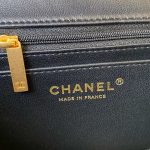 chanel mini flap lambskin bag with top handle as2431 black gold 007 luxibags.ru .jpg