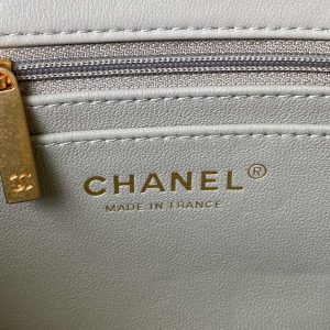 chanel mini flap lambskin bag with top handle as2431 light green gold 008 luxibags.ru .jpg