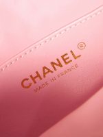chanel small camera case lambskin viscose weaving gold tone metal pink white 008 luxibags.ru .jpg