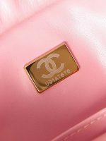 chanel small camera case lambskin viscose weaving gold tone metal pink white 009 luxibags.ru .jpg