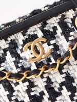 chanel small camera case lambskin viscose weaving gold tone metal white black 002 luxibags.ru .jpg
