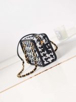 chanel small camera case lambskin viscose weaving gold tone metal white black 004 luxibags.ru .jpg