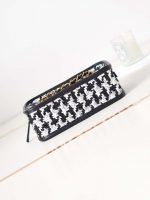 chanel small camera case lambskin viscose weaving gold tone metal white black 007 luxibags.ru .jpg