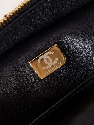 chanel small camera case lambskin viscose weaving gold tone metal white black 008 luxibags.ru .jpg