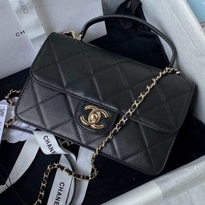 chanel small flap bag with top handle cc as2690 black 009 luxibags.ru .jpg