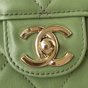 chanel small flap bag with top handle cc as2690 green 003 luxibags.ru .jpg