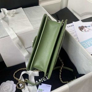 chanel small flap bag with top handle cc as2690 green 006 luxibags.ru .jpg