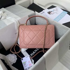 chanel small flap bag with top handle cc as2690 pink 002 luxibags.ru .jpg