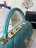 chanel trendy 24c flap bag with top handle lambskin bag a92236 blue multicolor logo 004 luxibags.ru .jpg