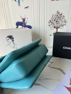 chanel trendy 24c flap bag with top handle lambskin bag a92236 blue multicolor logo 006 luxibags.ru .jpg