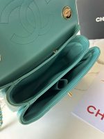 chanel trendy 24c flap bag with top handle lambskin bag a92236 blue multicolor logo 007 luxibags.ru .jpg