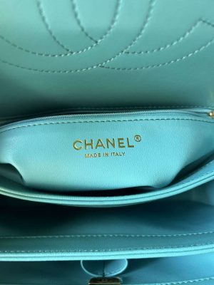 chanel trendy 24c flap bag with top handle lambskin bag a92236 blue multicolor logo 008 luxibags.ru .jpg