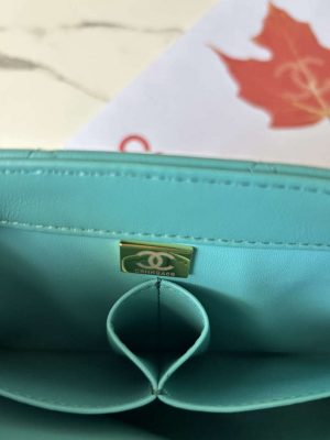 chanel trendy 24c flap bag with top handle lambskin bag a92236 blue multicolor logo 009 luxibags.ru .jpg