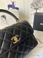 chanel trendy 24c flap bag with top handle lambskin bag a92236 red multicolor logo 005 luxibags.ru .jpg