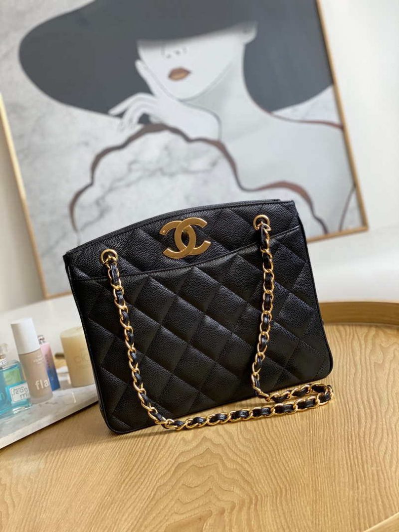 chanel vintage a97 medium shopping bag calfskin black 001 luxibags.ru .jpg