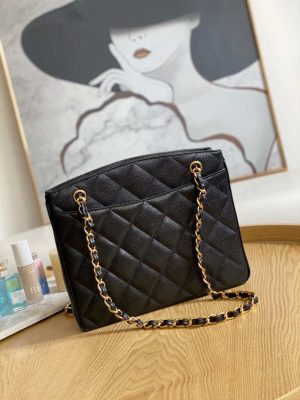 chanel vintage a97 medium shopping bag calfskin black 002 luxibags.ru .jpg