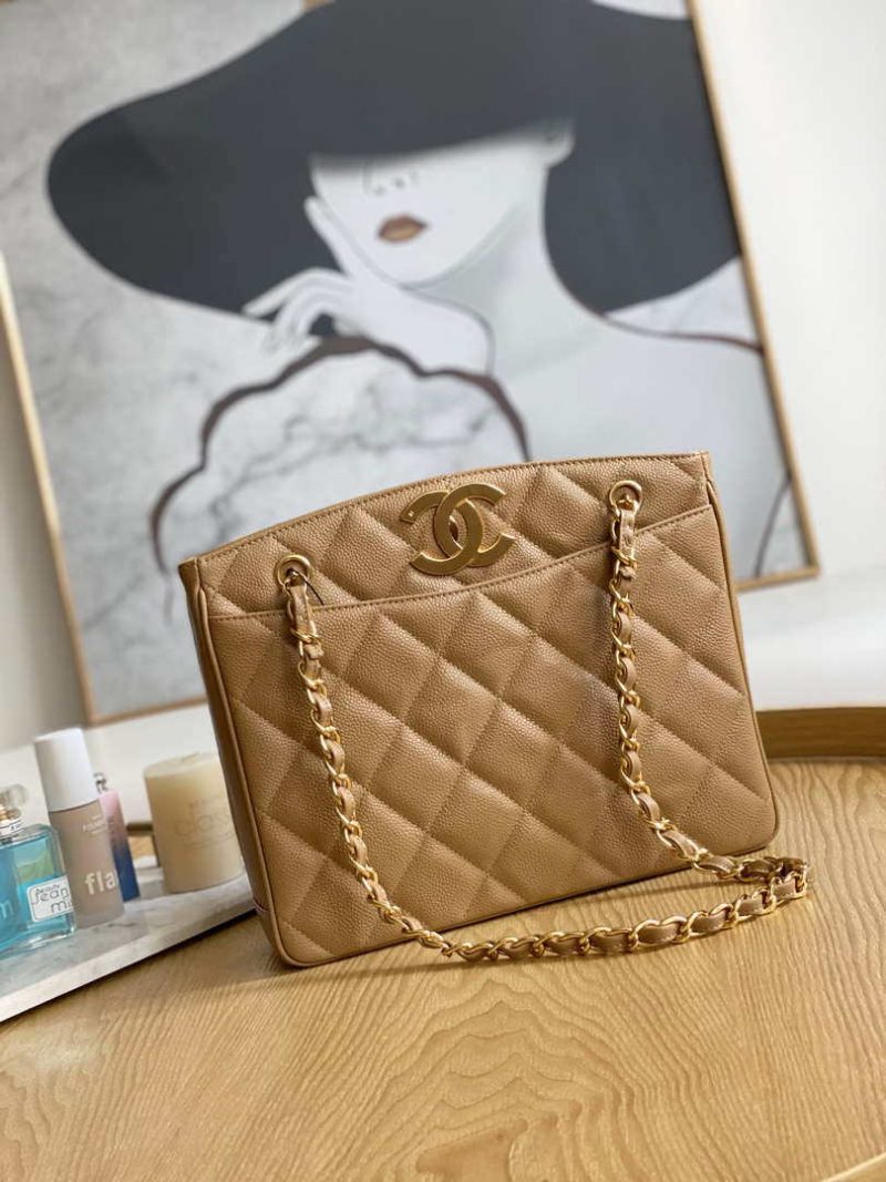 chanel vintage a97 medium shopping bag calfskin tan 001 luxibags.ru .jpg