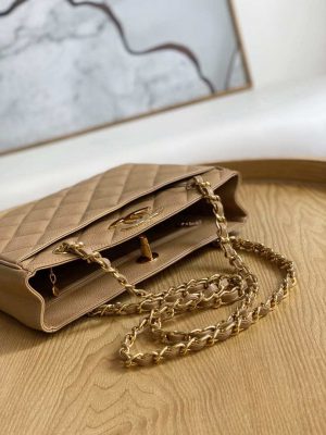 chanel vintage a97 medium shopping bag calfskin tan 007 luxibags.ru .jpg