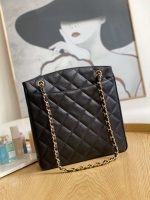 chanel vintage a98 large shopping bag calfskin black 002 luxibags.ru .jpg