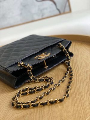 chanel vintage a98 large shopping bag calfskin black 007 luxibags.ru .jpg