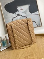 chanel vintage a98 large shopping bag calfskin tan 002 luxibags.ru .jpg