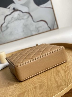 chanel vintage a98 large shopping bag calfskin tan 006 luxibags.ru .jpg