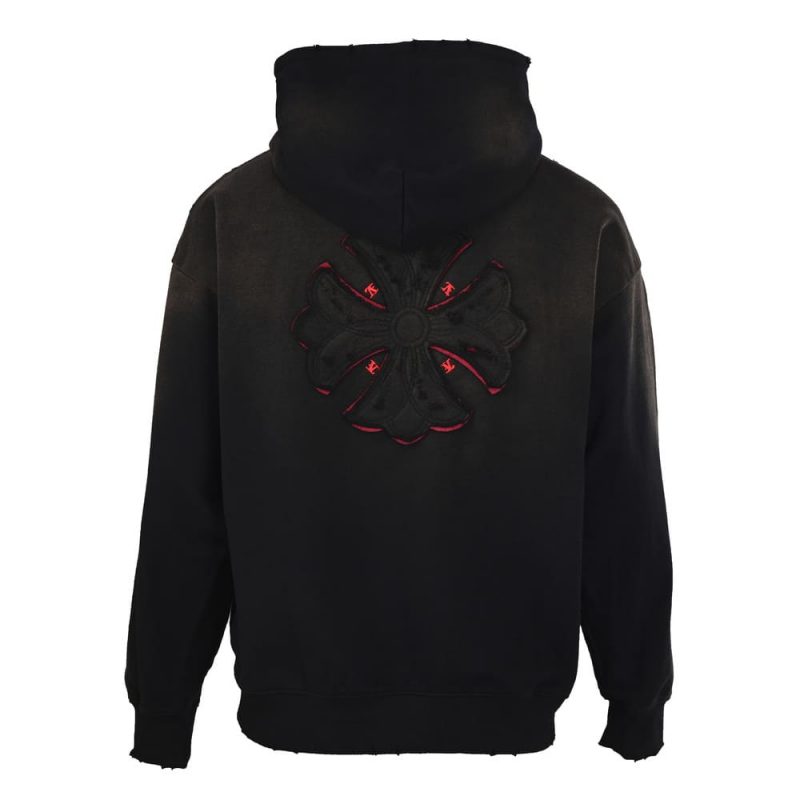 chrome heart black hoodie 2
