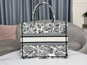 dior book tote m1296 medium dior black and white plan de paris embroidery 005 luxibags.ru .jpg
