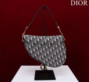 dior m0455 saddle bag with strap blue dior oblique jacquard m0456 003 luxibags.ru .jpg