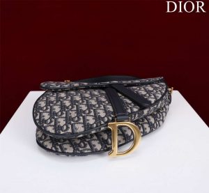 dior m0455 saddle bag with strap blue dior oblique jacquard m0456 004 luxibags.ru .jpg
