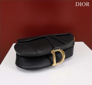 dior m0456 mini saddle bag with strap black grained calfskin 004 luxibags.ru .jpg