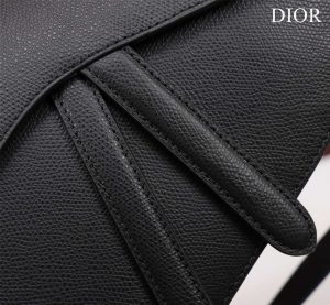 dior m0456 mini saddle bag with strap black grained calfskin 008 luxibags.ru .jpg