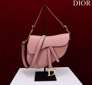 dior m0456 mini saddle bag with strap pink grained calfskin 001 luxibags.ru .jpg