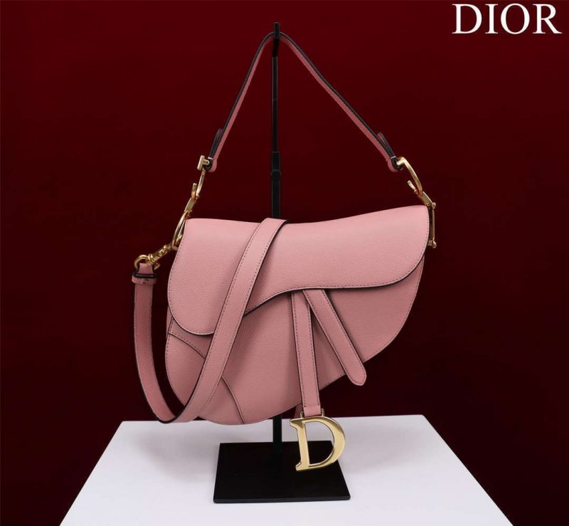 dior m0456 mini saddle bag with strap pink grained calfskin 001 luxibags.ru .jpg