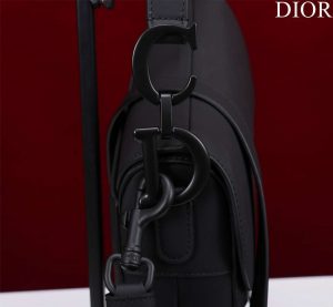 dior m0456 mini saddle bag with strap plain matte black calfskin 004 luxibags.ru .jpg