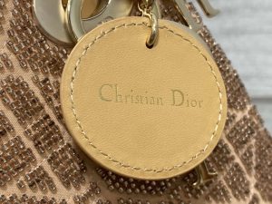 dior m0505 mini lady bag metallic cannage lambskin limited edition heavy industry beads apricot 004 luxibags.ru .jpg