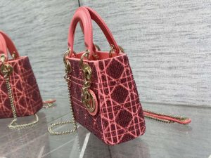dior m0505 mini lady bag metallic cannage lambskin limited edition heavy industry beads red 007 luxibags.ru .jpg