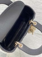 dior m0531 small lady dior bag black cannage lambskin with gold finish butterfly studs 08 luxibags.ru .jpg