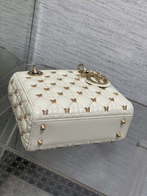 dior m0531 small lady dior bag white cannage lambskin with gold finish butterfly studs 07 luxibags.ru .jpg