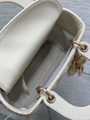 dior m0531 small lady dior bag white cannage lambskin with gold finish butterfly studs 08 luxibags.ru .jpg