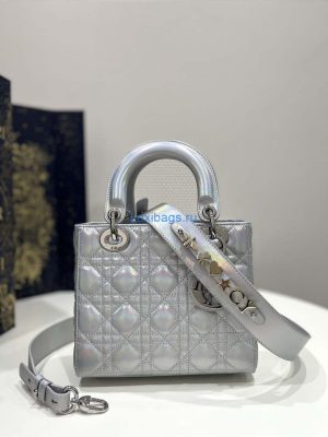 dior m0538 small lady my abcdior bag metallic silver tone cannage calfskin 01 luxibags.ru .jpg