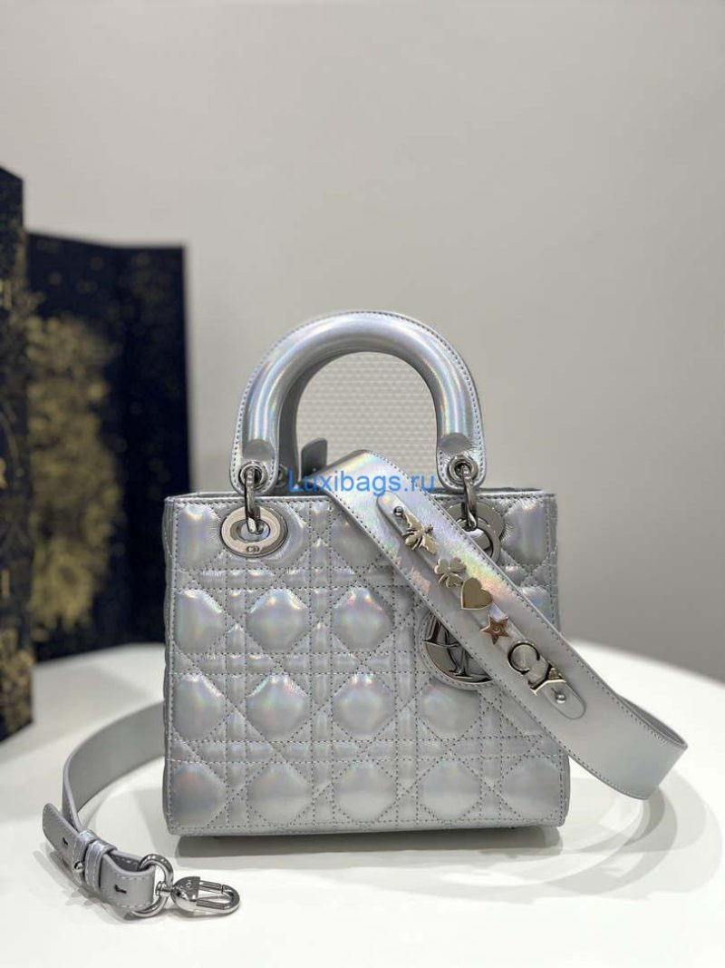 dior m0538 small lady my abcdior bag metallic silver tone cannage calfskin 01 luxibags.ru .jpg