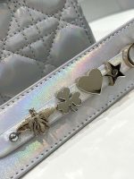 dior m0538 small lady my abcdior bag metallic silver tone cannage calfskin 03 luxibags.ru .jpg