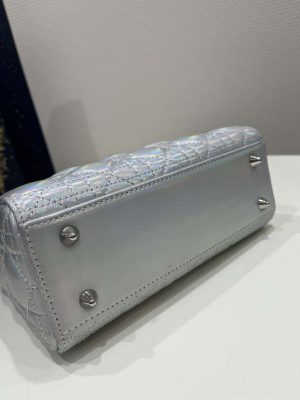 dior m0538 small lady my abcdior bag metallic silver tone cannage calfskin 06 luxibags.ru .jpg