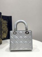 dior m0538 small lady my abcdior bag metallic silver tone cannage calfskin 07 luxibags.ru .jpg
