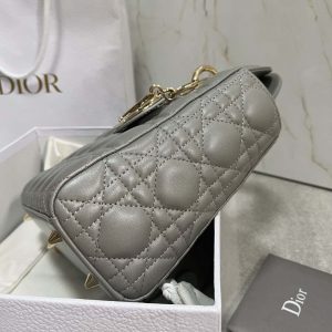 dior m0538 small lady my abcdior bag pearlescent gray cannage lambskin 06 luxibags.ru .jpg