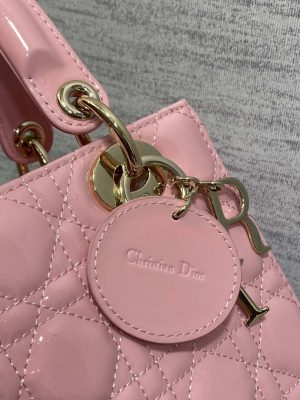 dior m0538 small lady my abcdior bag peony pink patent cannage calfskin 04 luxibags.ru .jpg