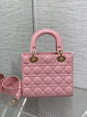 dior m0538 small lady my abcdior bag peony pink patent cannage calfskin 05 luxibags.ru .jpg