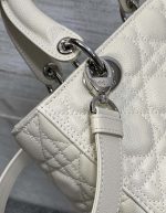 dior m0565 medium lady dior bag beige grained cannage calfskin silver 05 luxibags.ru .jpg